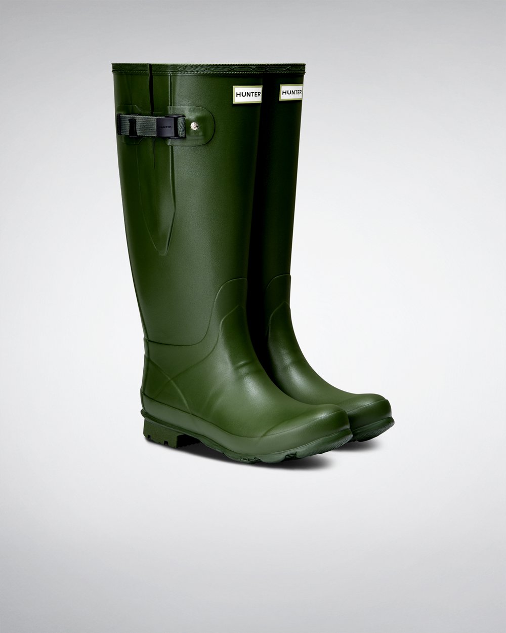 Galochas Largas Hunter Feminina Verdes - Norris Field - 80IYXQJMS